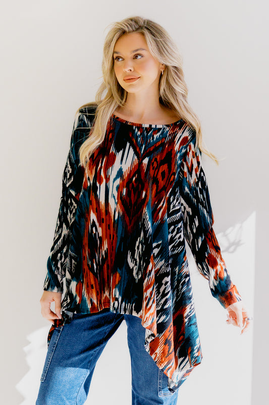(11-26-25)Rustic Bloom Tunic