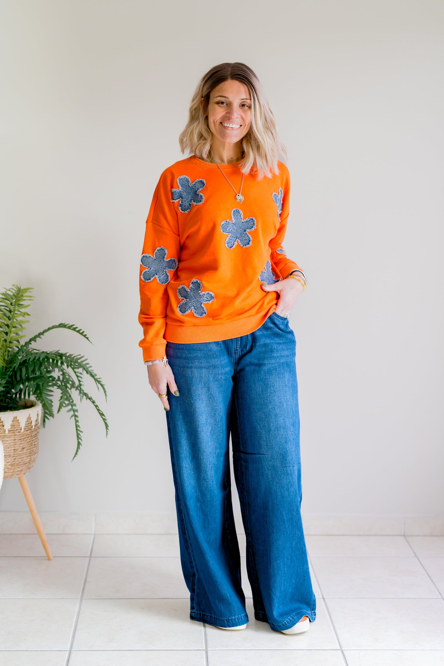 (1-14-26) Groovy Bloom Sweatshirt