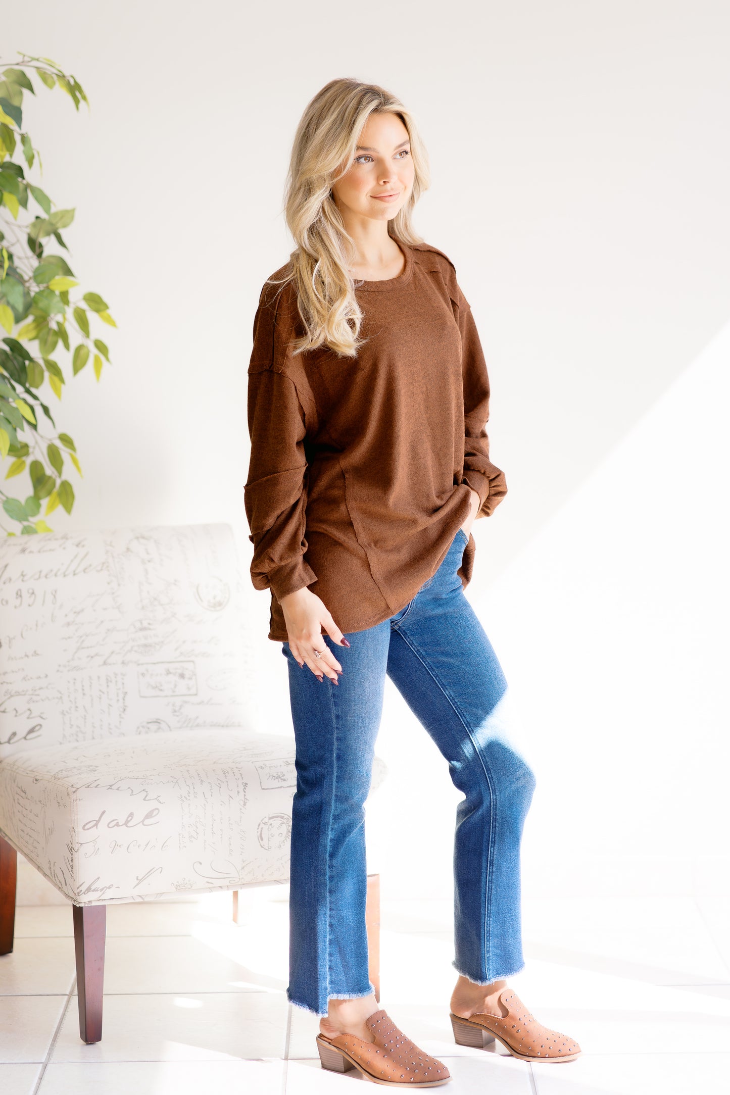 (9-24-25) Chestnut Charm Pullover