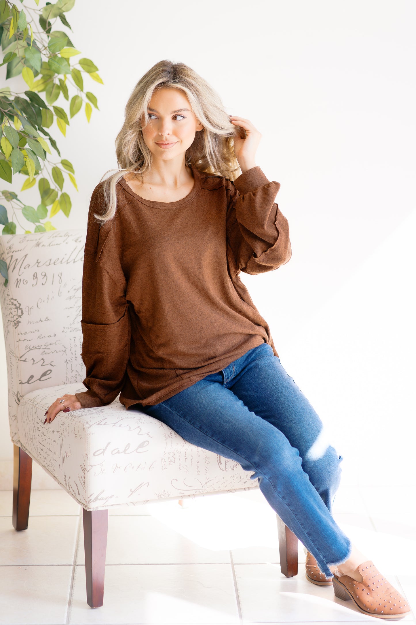 (9-24-25) Chestnut Charm Pullover