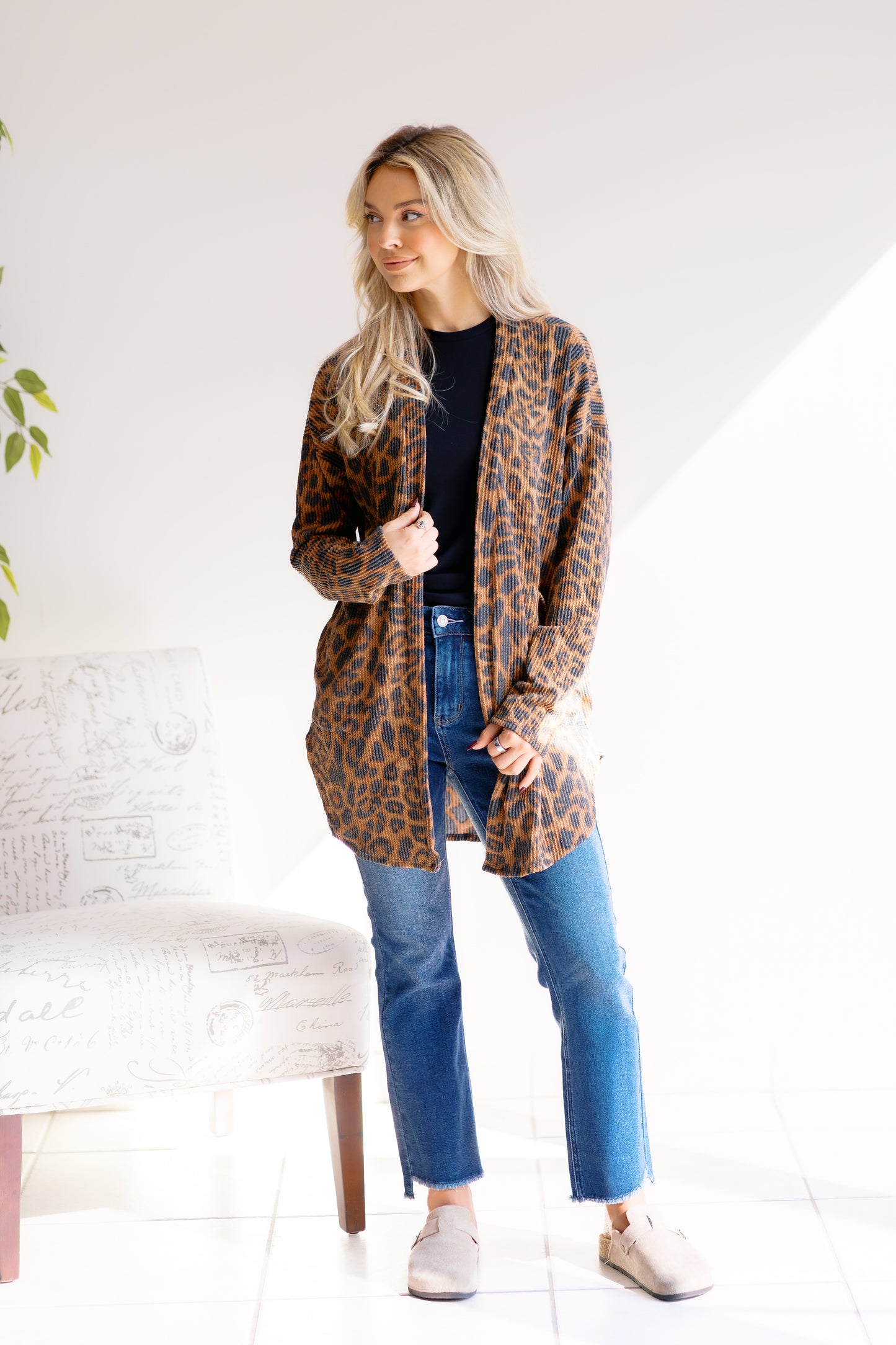 (9-24-25) Brown Sugar Spots Cardigan