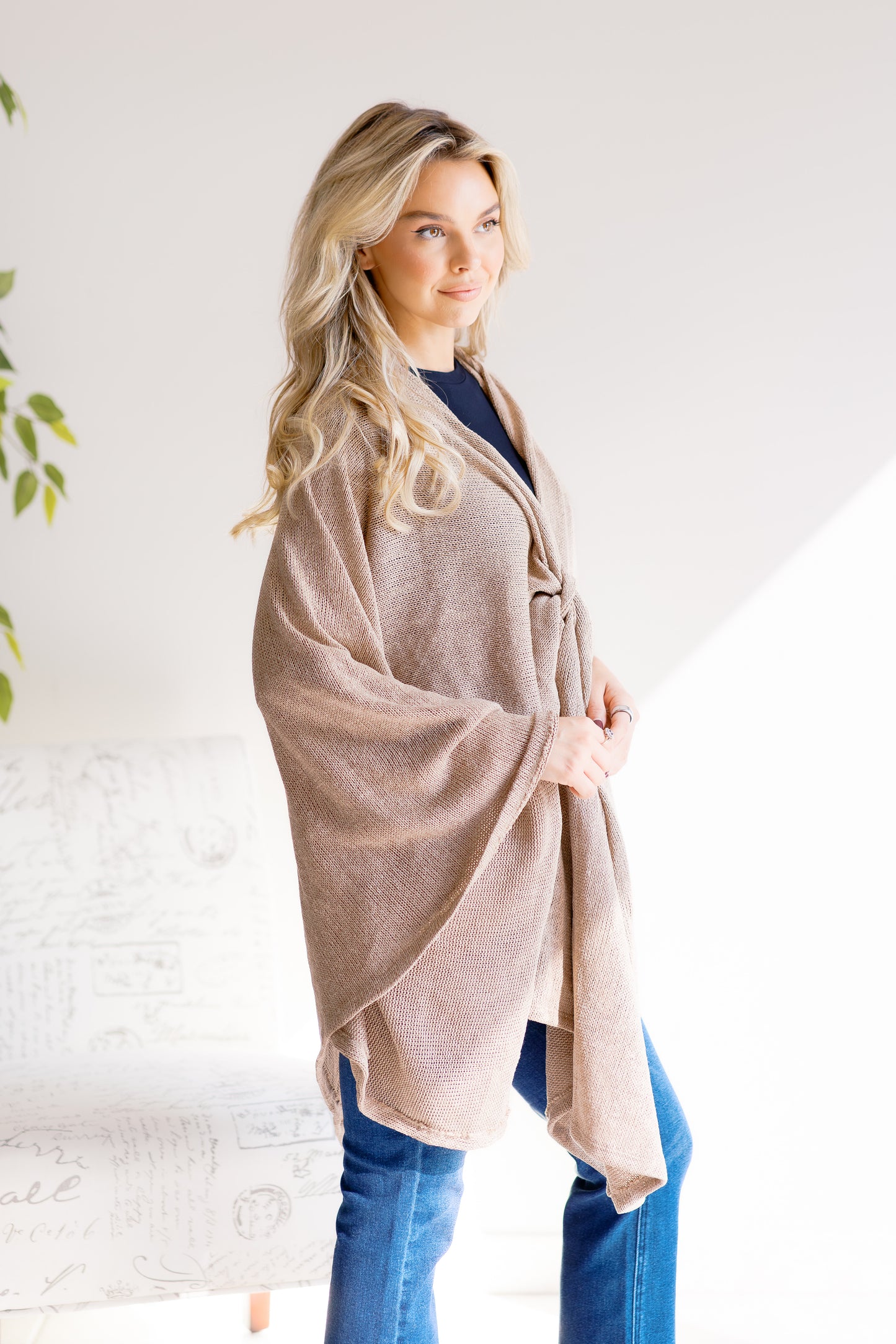 (9-24-25) Latte Luxe Poncho