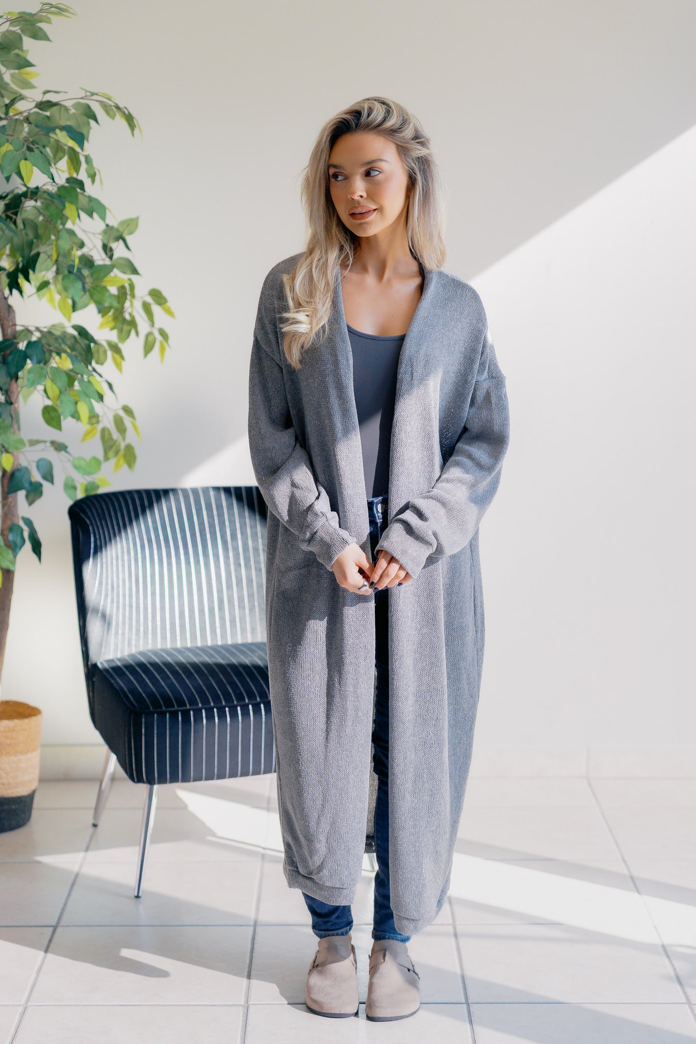 (10-15-25) Ashen Embrace Cardigan