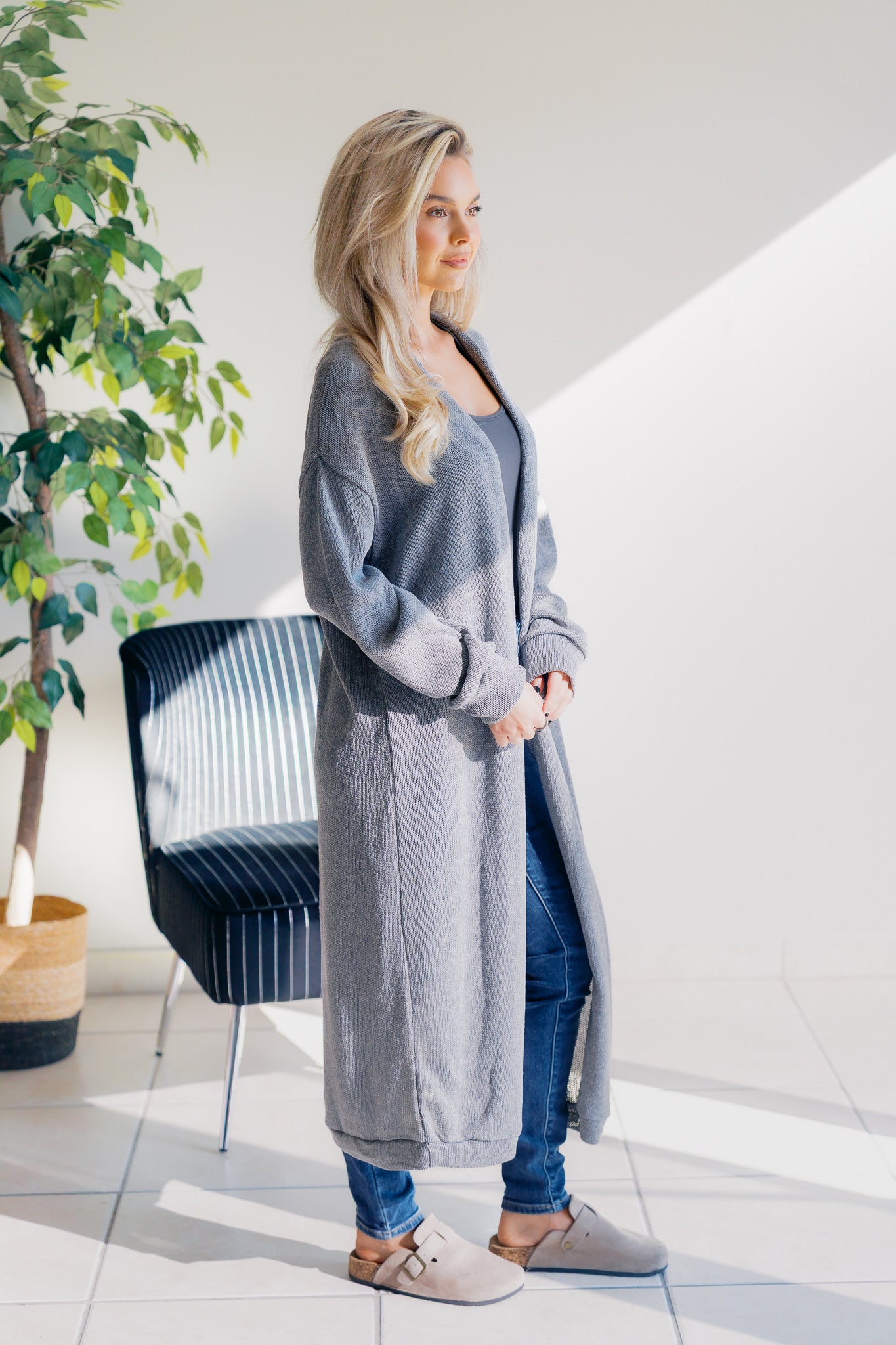 (10-15-25) Ashen Embrace Cardigan