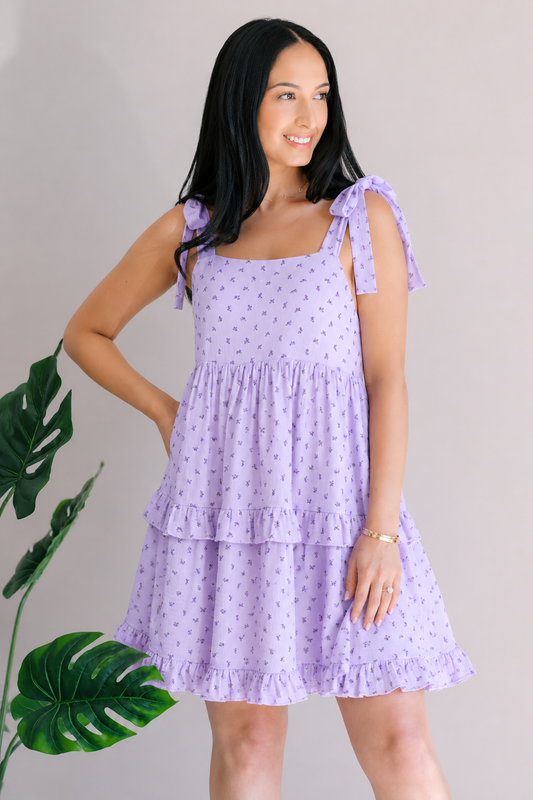 (6-24-26)Lavender Daydream Dress