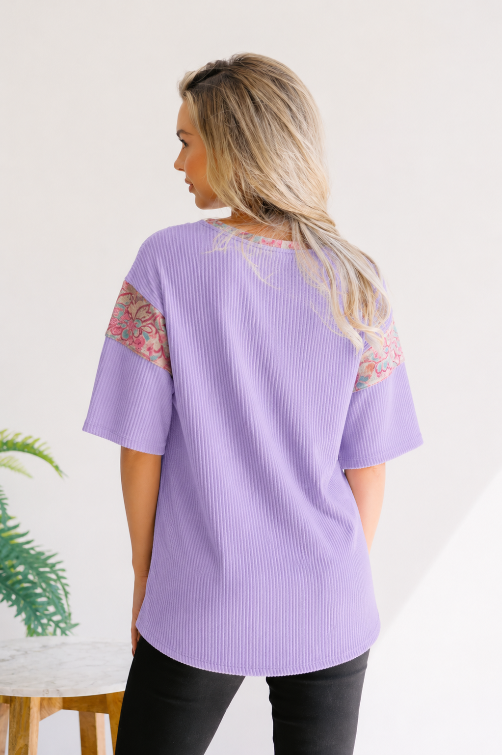 (6-24-26)Lavender Fields Top