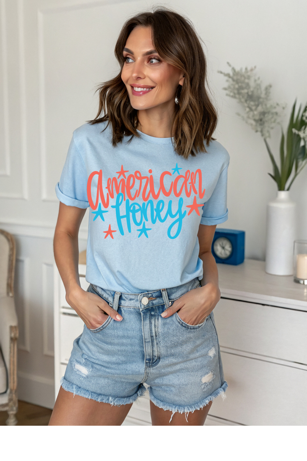 (6-1-26)American Honey Graphic Tee