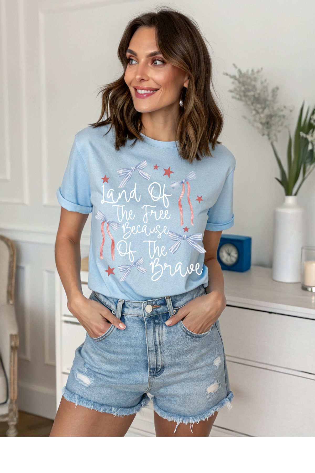 (6-1-26)Land of the Free Graphic Tee