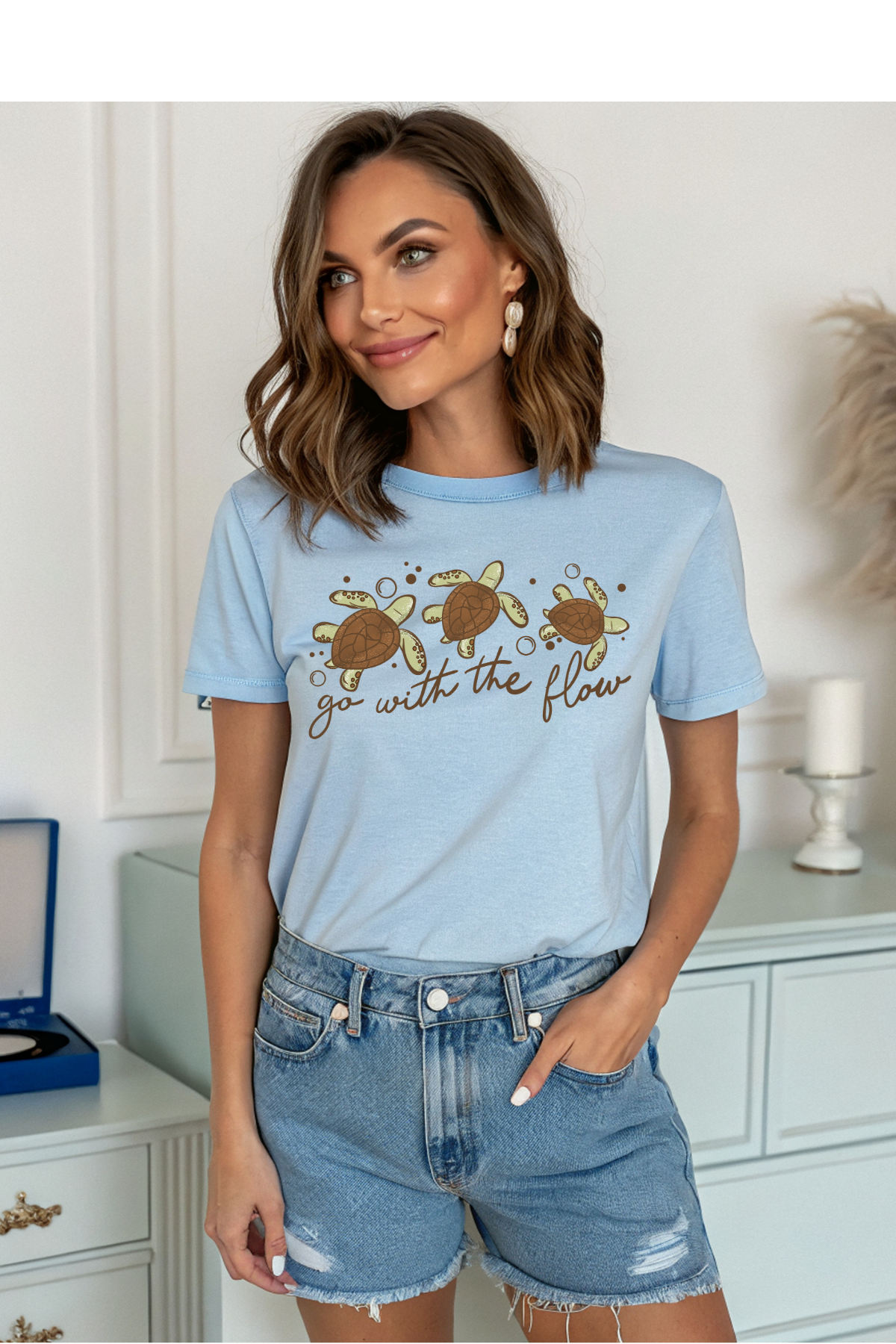 (7-20-26)Go With The Flow Graphic Tee