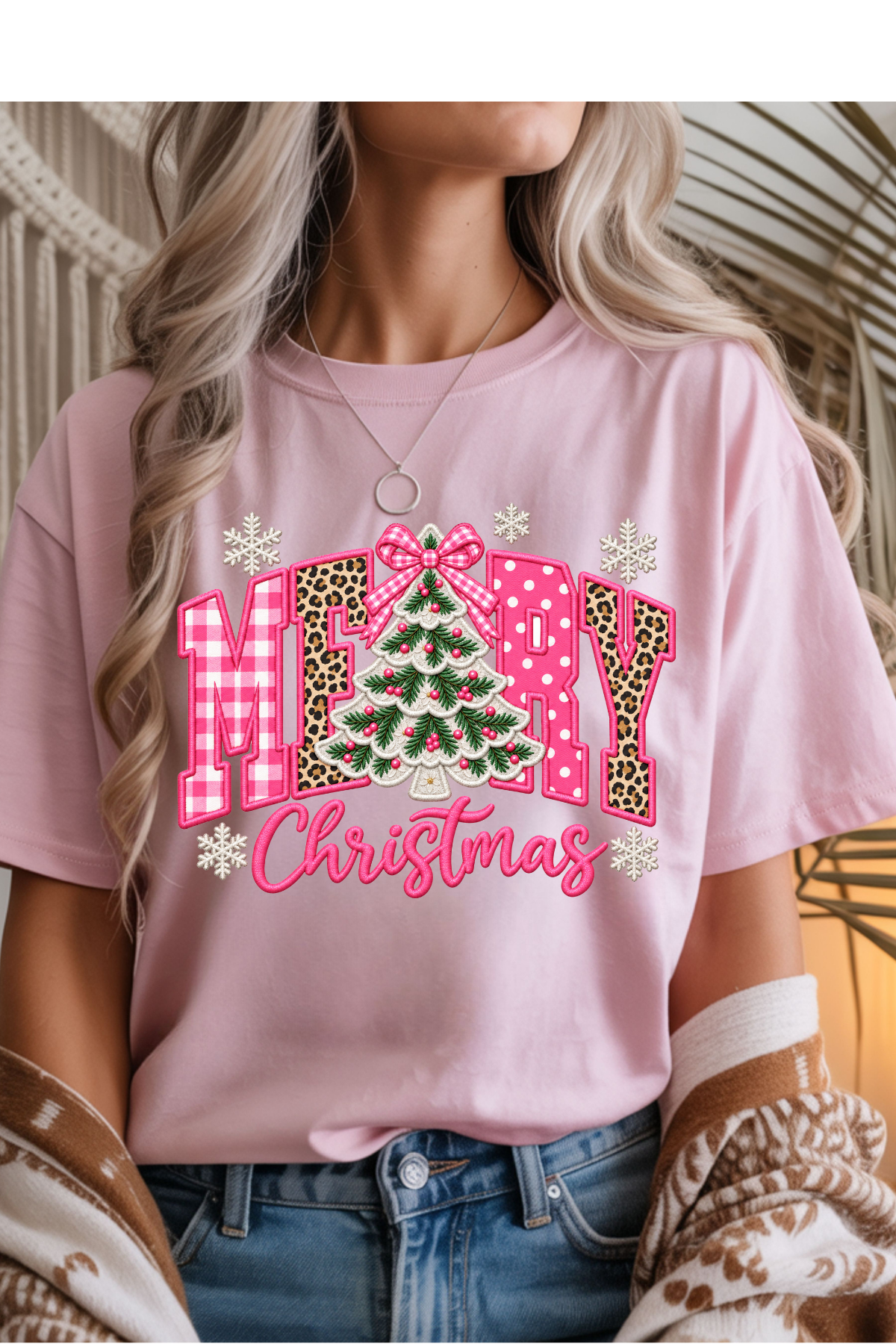 (11-9-26)Pink Merry Christmas Graphic