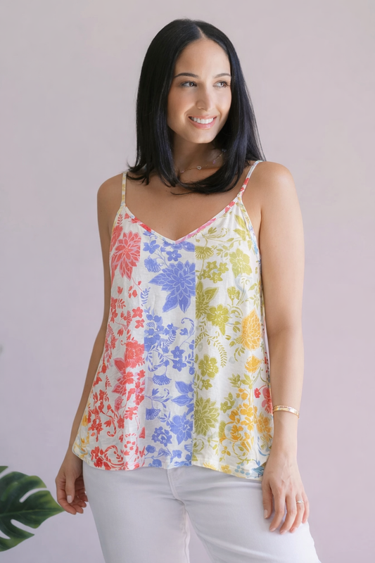 (3-4-26) Meadowpath Floral Top