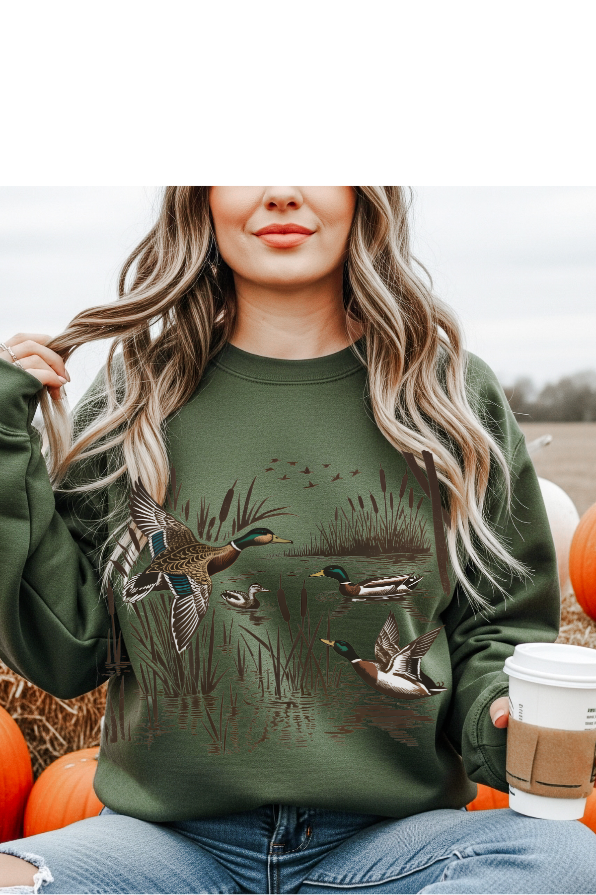 (8-24-26)Mallard Ducks Graphic Tee