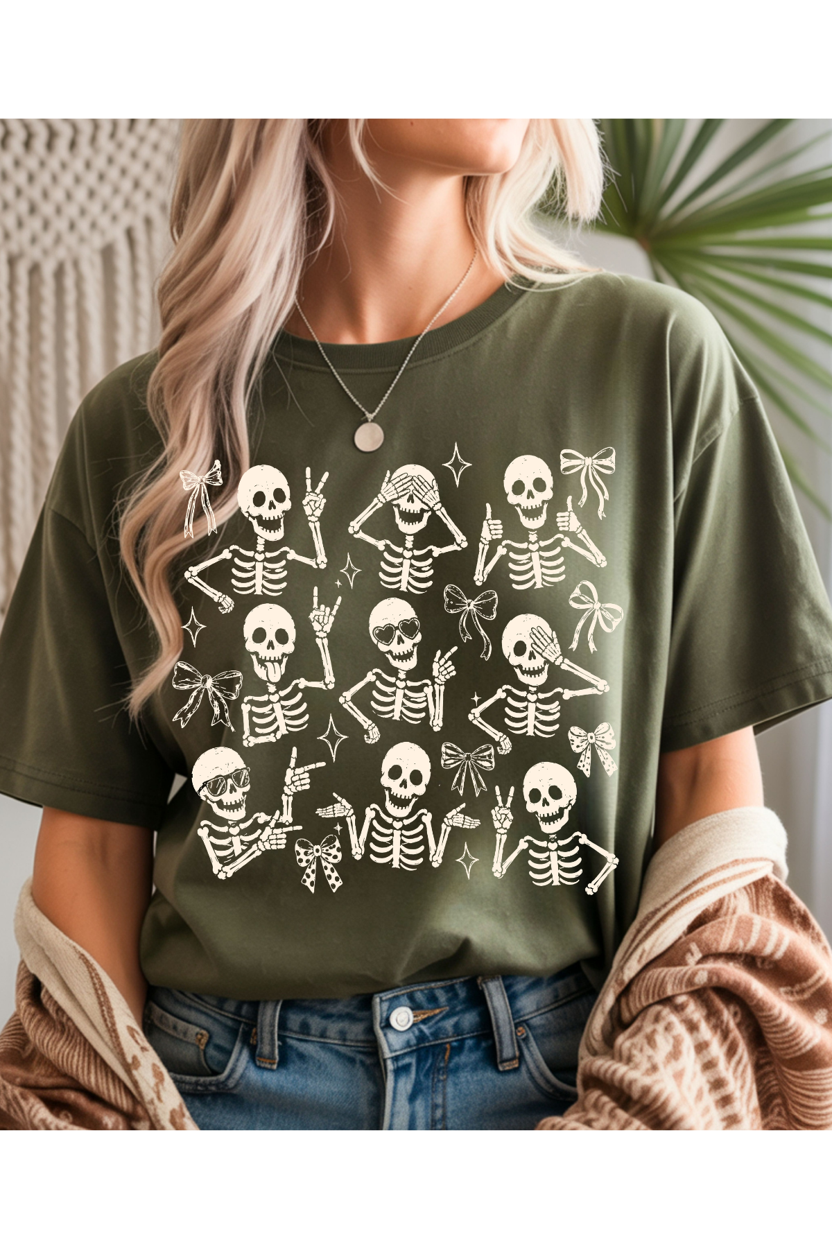(9-14-26)Skeleton Coquette Graphic Tee