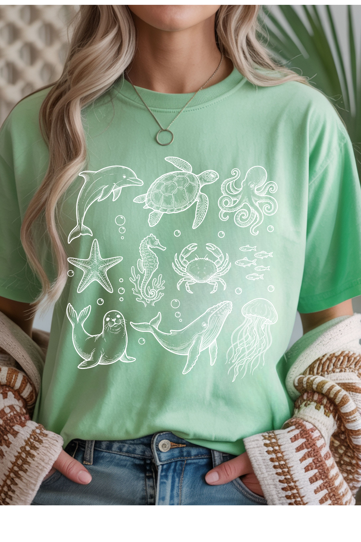 Sea Animals Graphic Tee