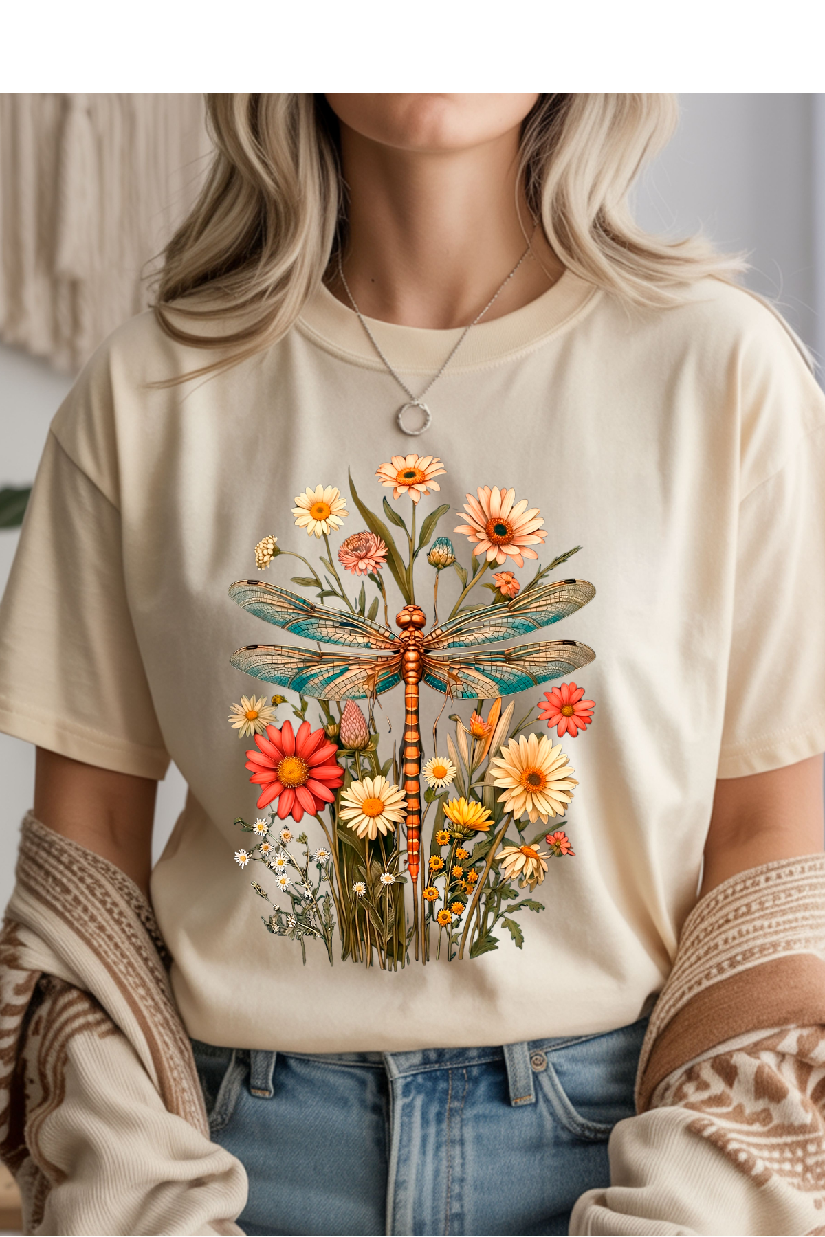 Vintage Dragonfly Graphic Tee