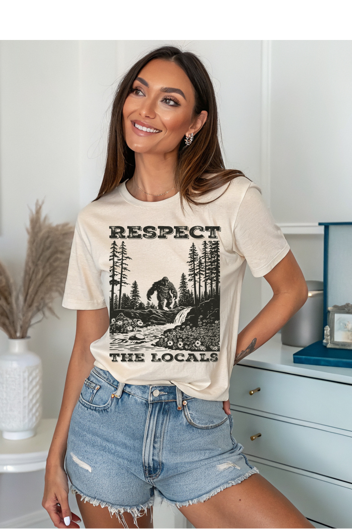 (6-15-26)Respect The Locals Graphic Tee