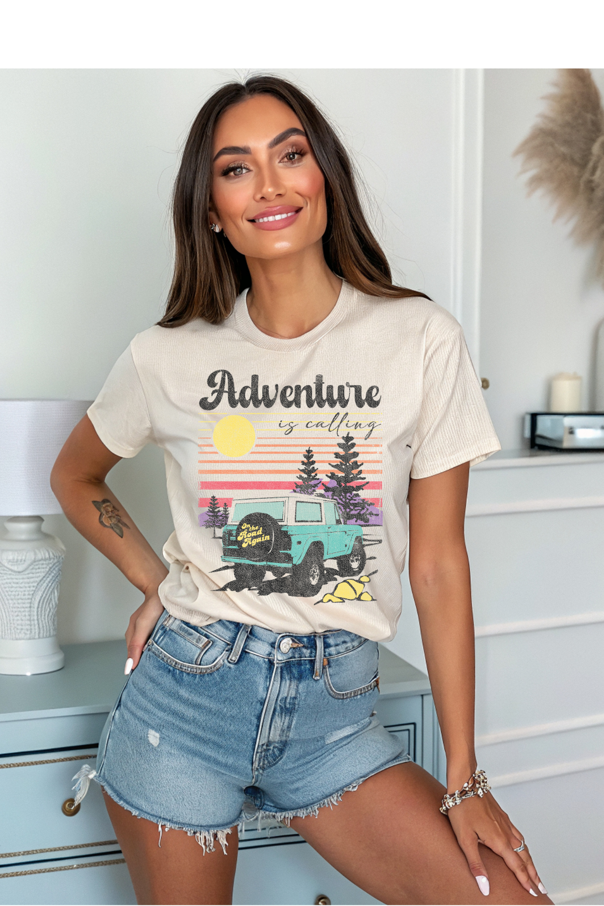 (7-6-26)Adventure Is Calling Graphic Tee