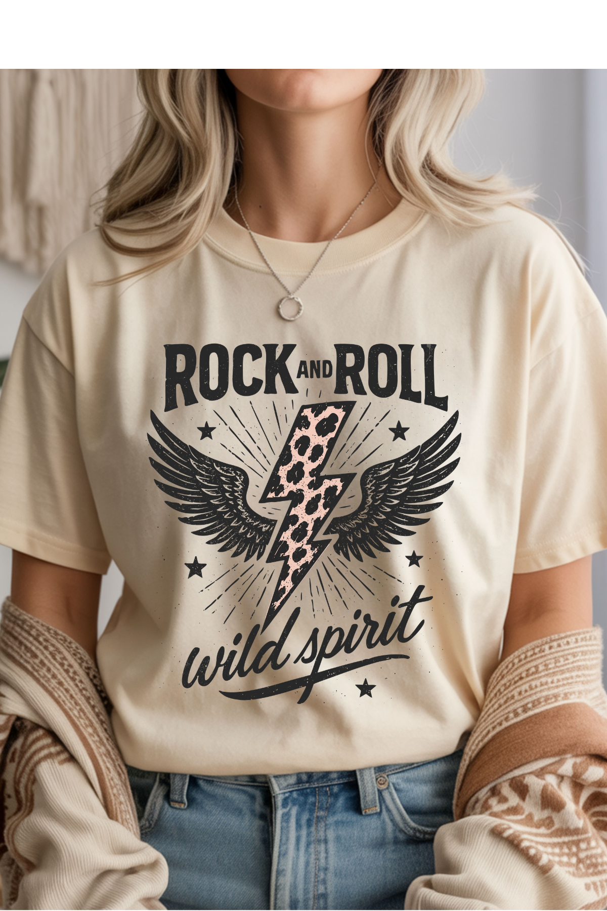 (8-3-26)Rock & Roll Graphic Tee