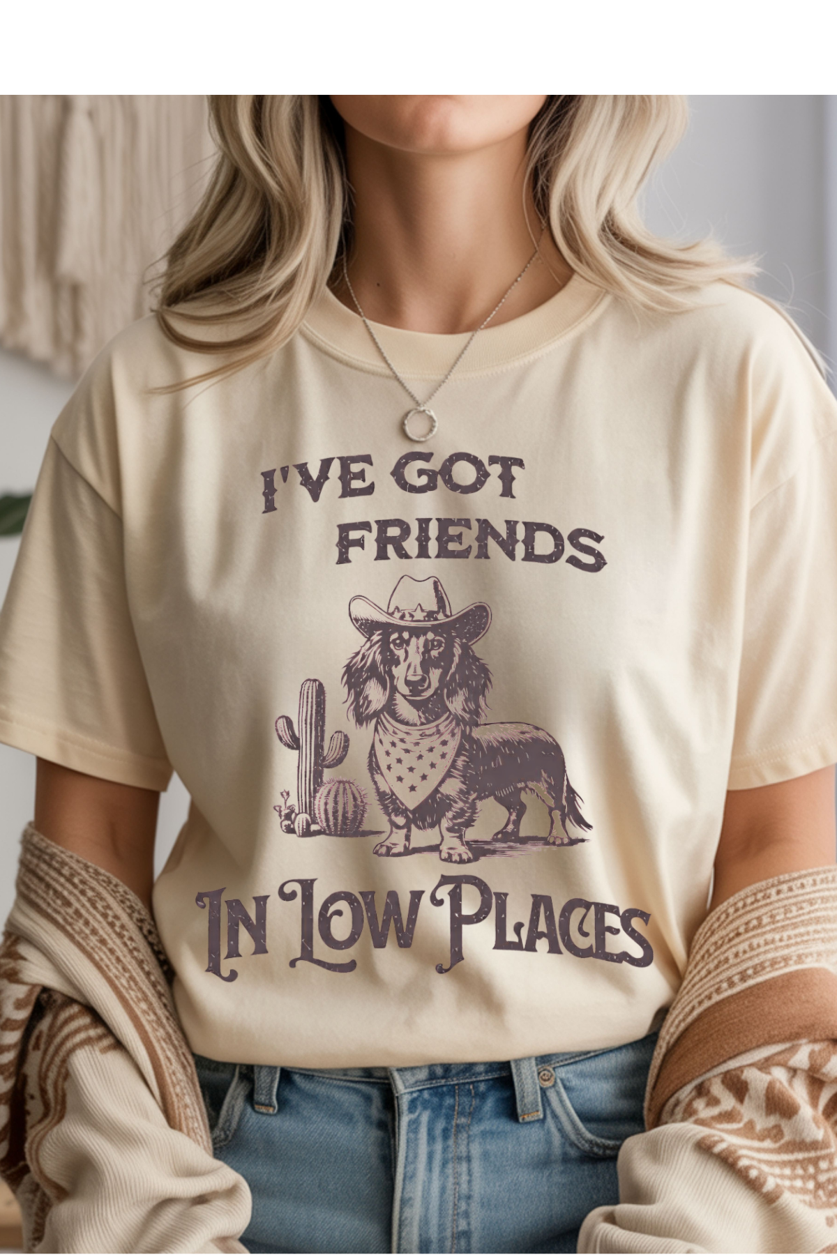 Friends In Low Places Graphic Tee
