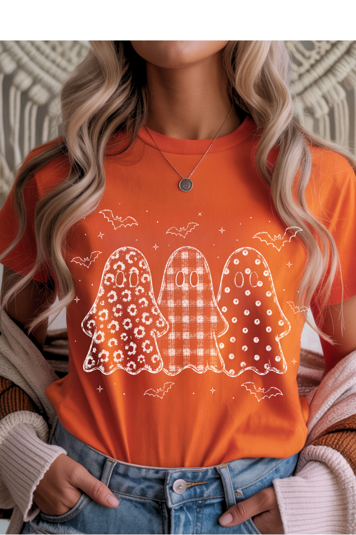 (9-14-26)Ghosts & Bats Graphic Tee