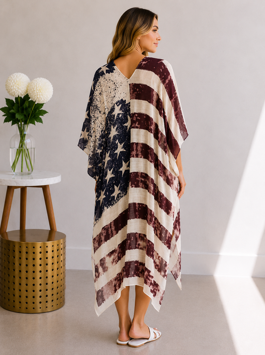 (6-3-26)Freedom Spirit Kimono