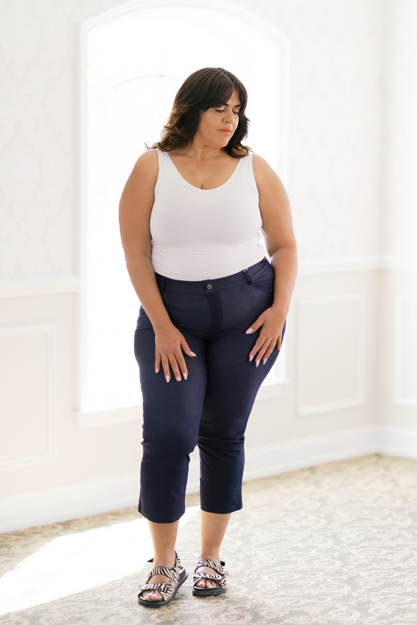 White Timeless Basics Tank