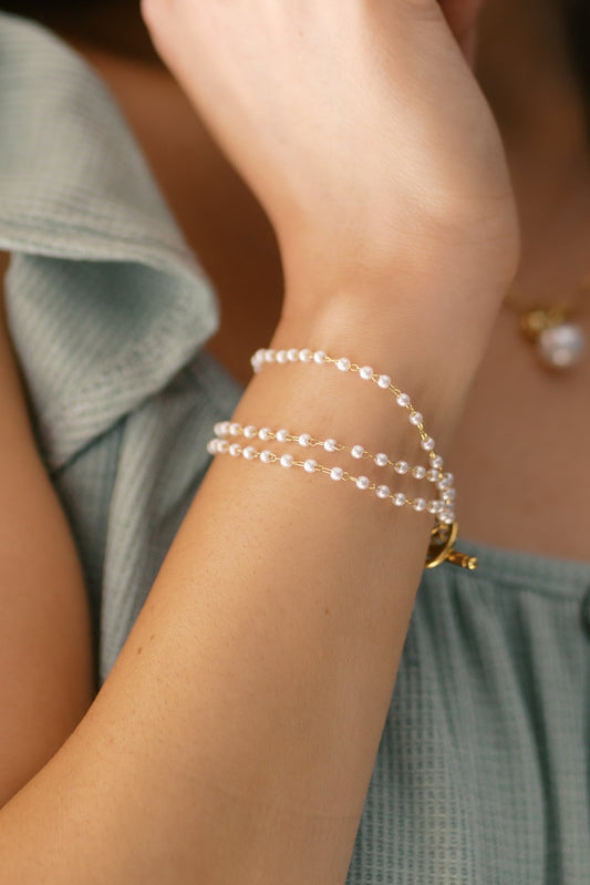 (04-30-2025) Pearl & Poise Bracelet
