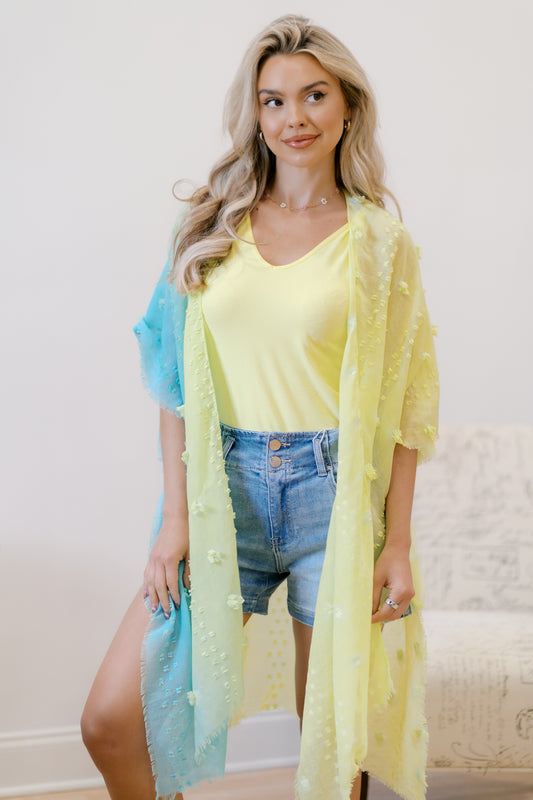 Lemonade Breeze Kimono