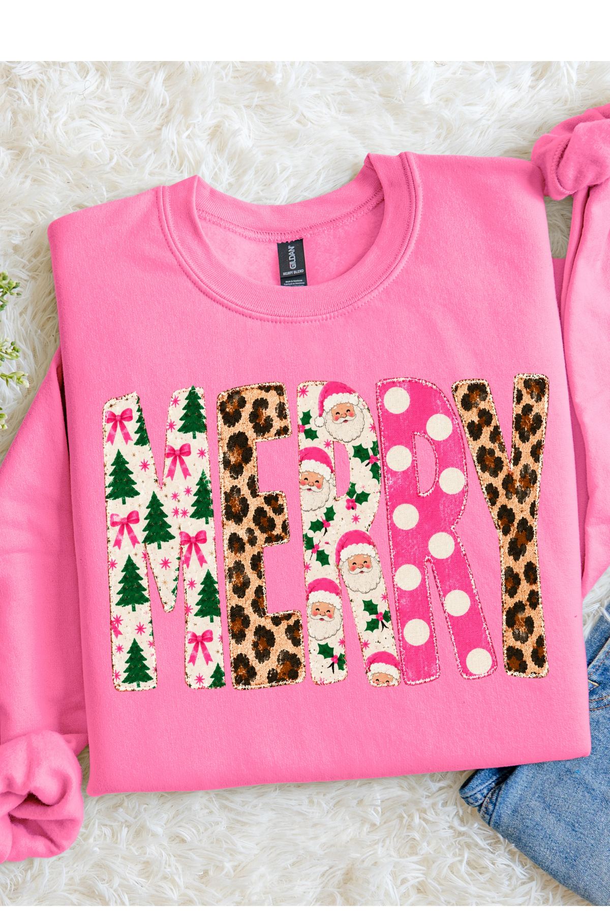 (10-26-26)Leopard Merry Graphic Tee