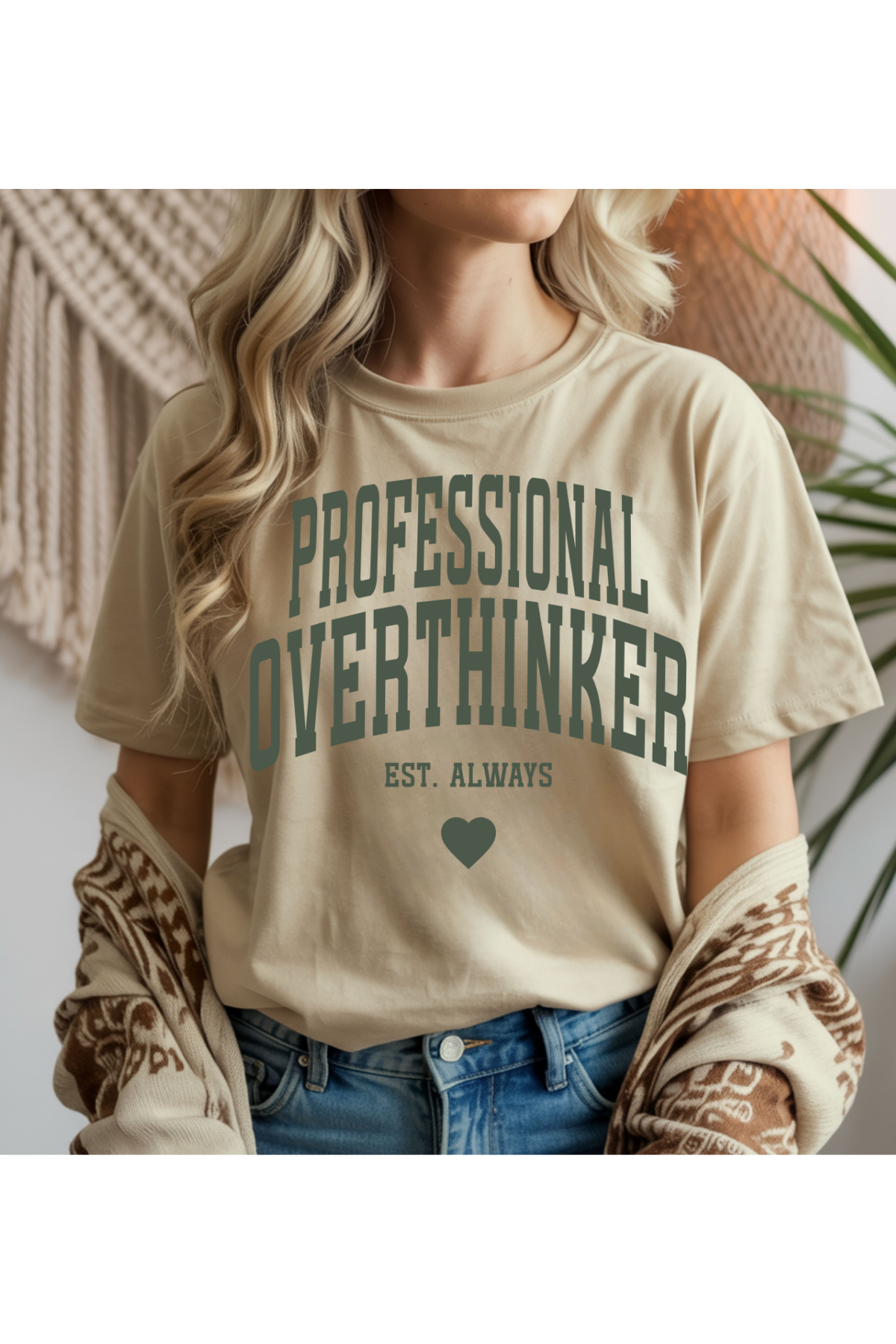 (11-2-26)Professional Overthinker Graphic Tee