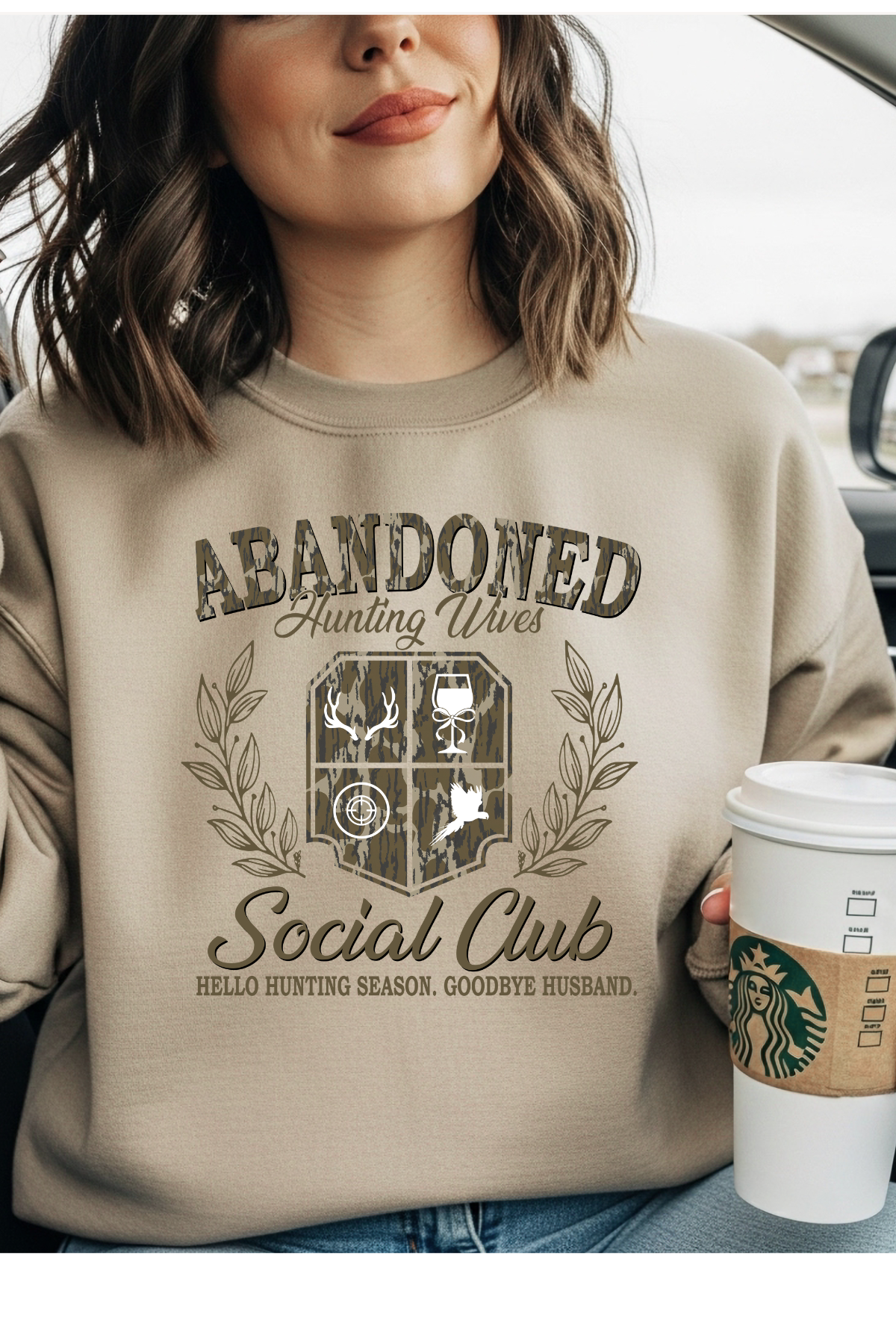 (9-26-25) Hunting Wives Sweatshirt