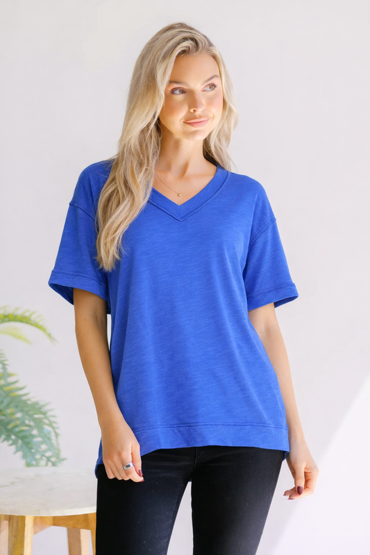 (4-1-26)Sapphire Crown Top