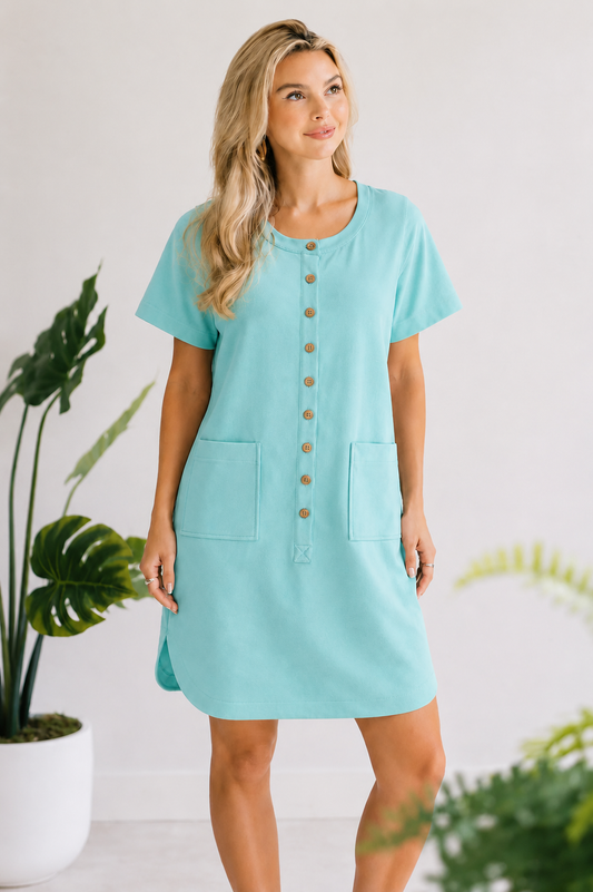 (7-8-26)Sea Breeze Dress