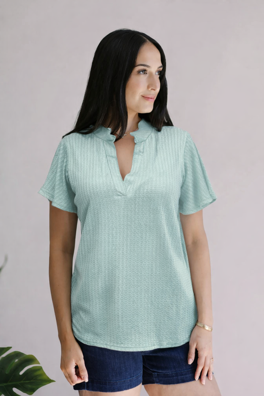 Simply Sage - Short Sleeve Gabby