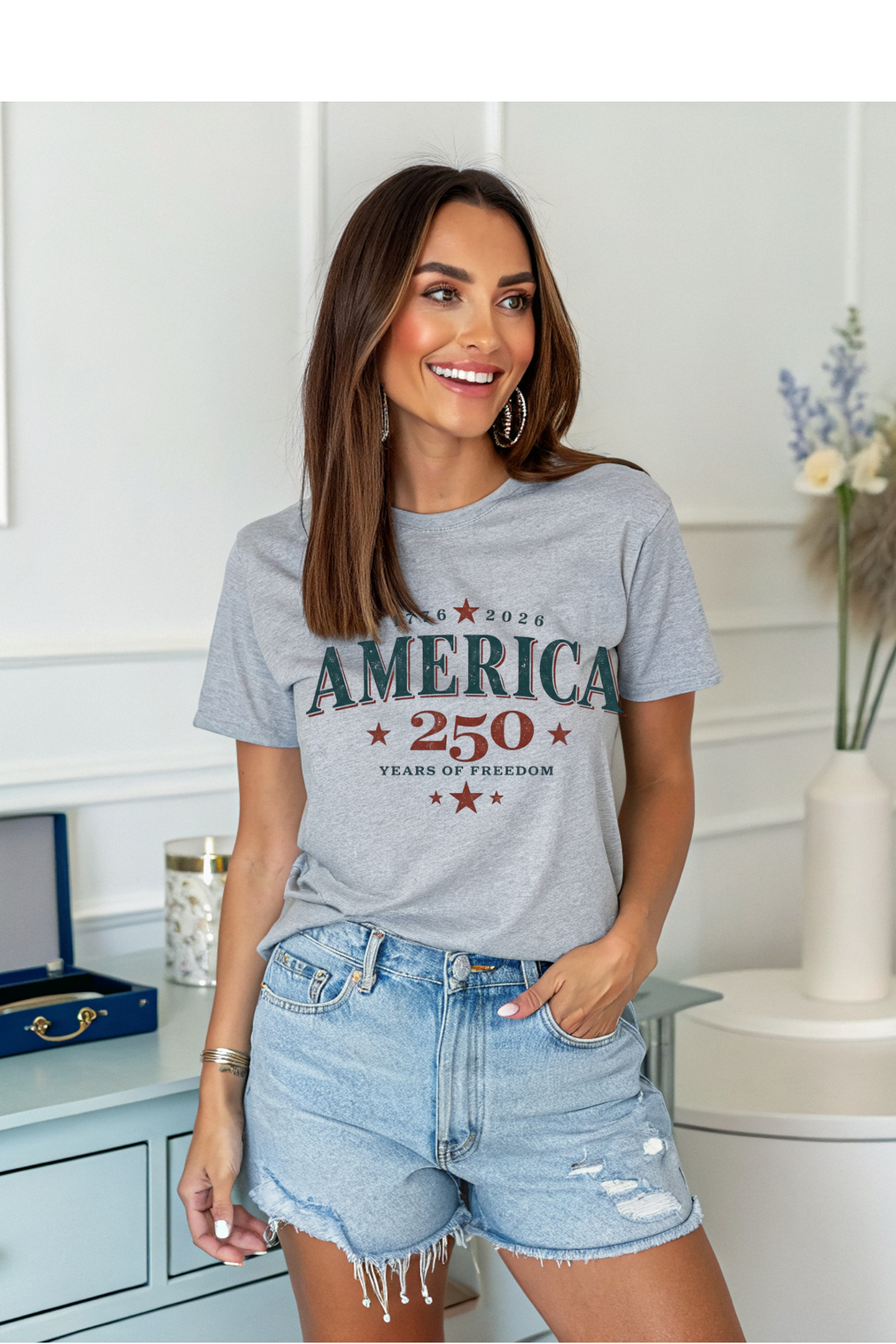 (6-1-26)America 1776 Graphic Tee