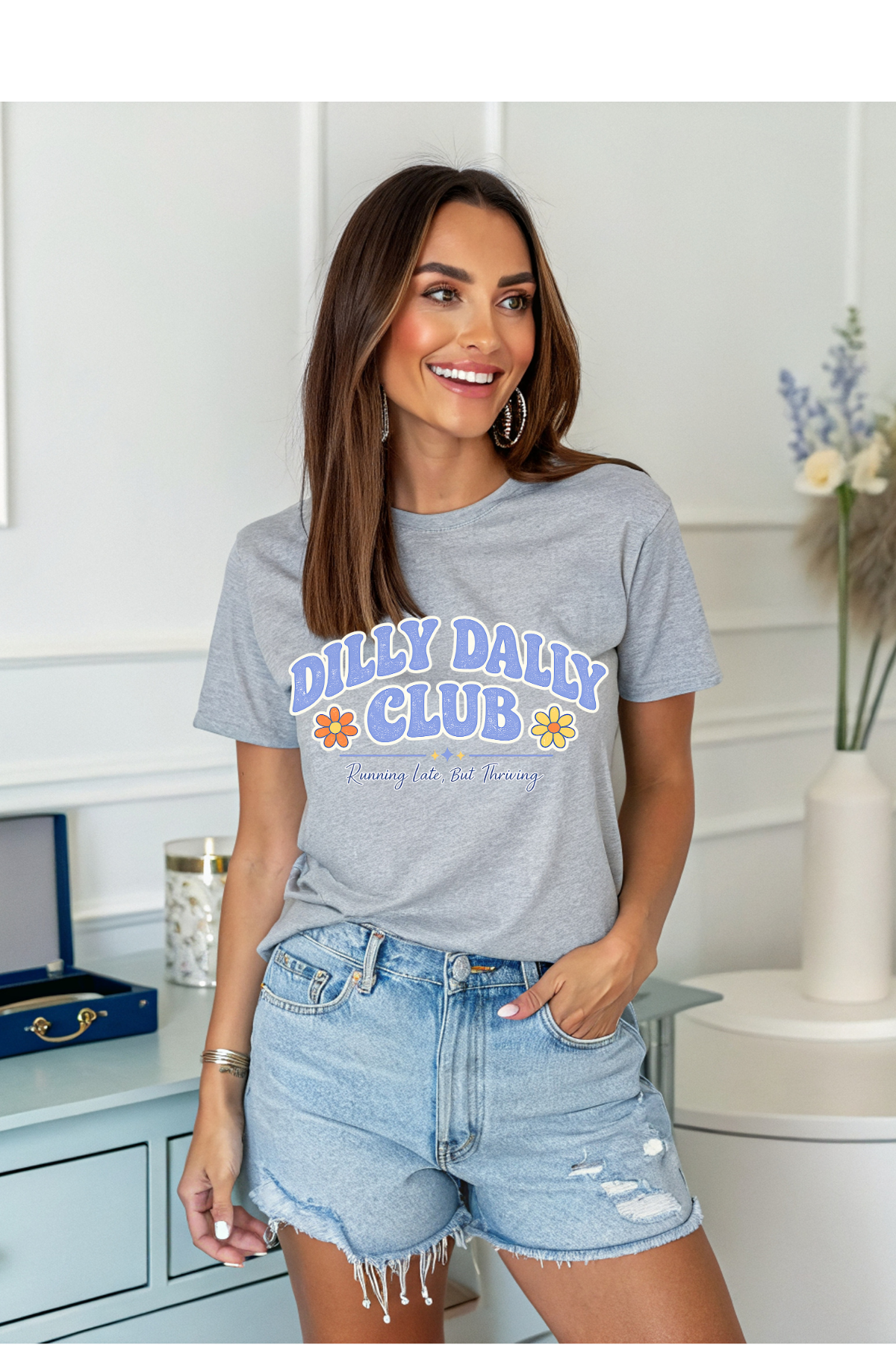 (6-8-26)Dilly Dally Club Graphic Tee