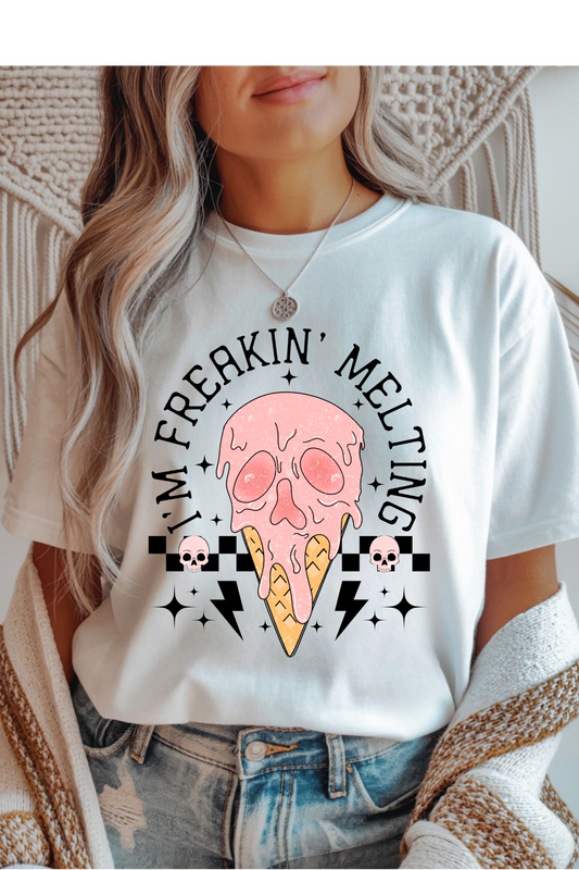 (4-27-26)I'm Melting Graphic Tee