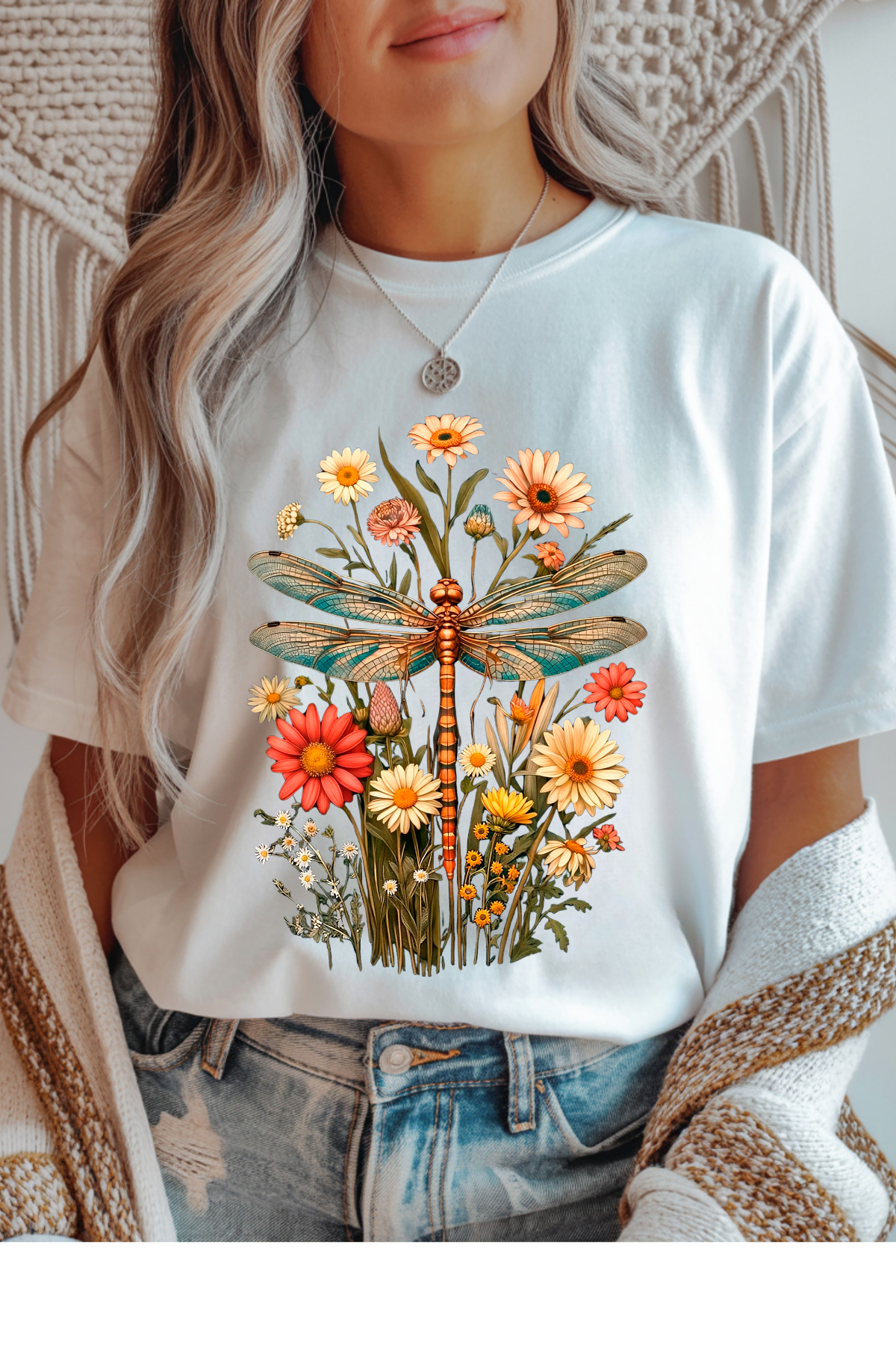 Vintage Dragonfly Graphic Tee