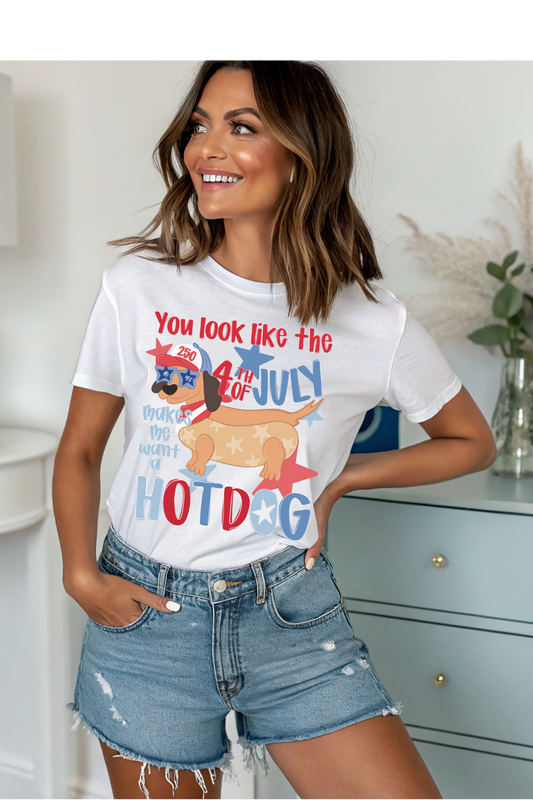(6-1-26)Makes Me Want a Hotdog Graphic Tee