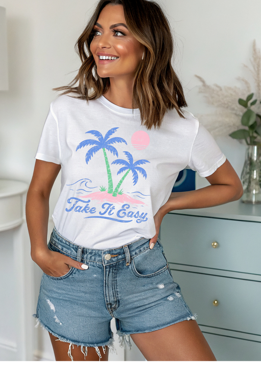 (6-22-26)Take it Easy Graphic Tee