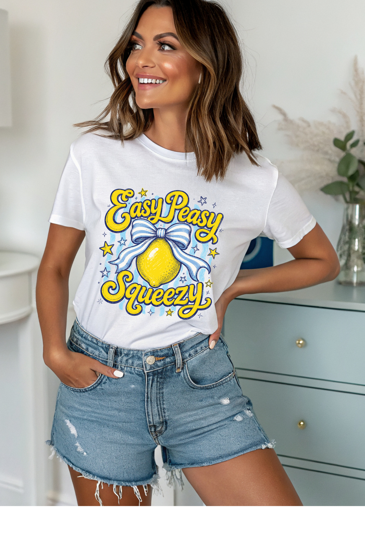 (6-29-26)Easy Peasy Graphic Tee