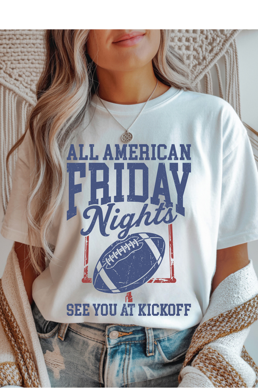 (8-3-26)Friday Nights Graphic Tee
