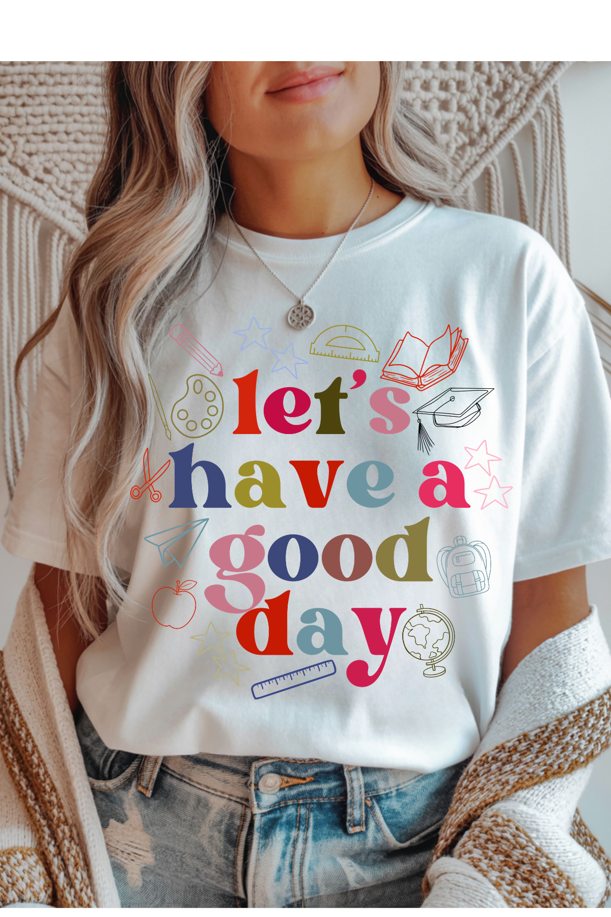 (8-10-26)Good Day Teacher Graphic Tee