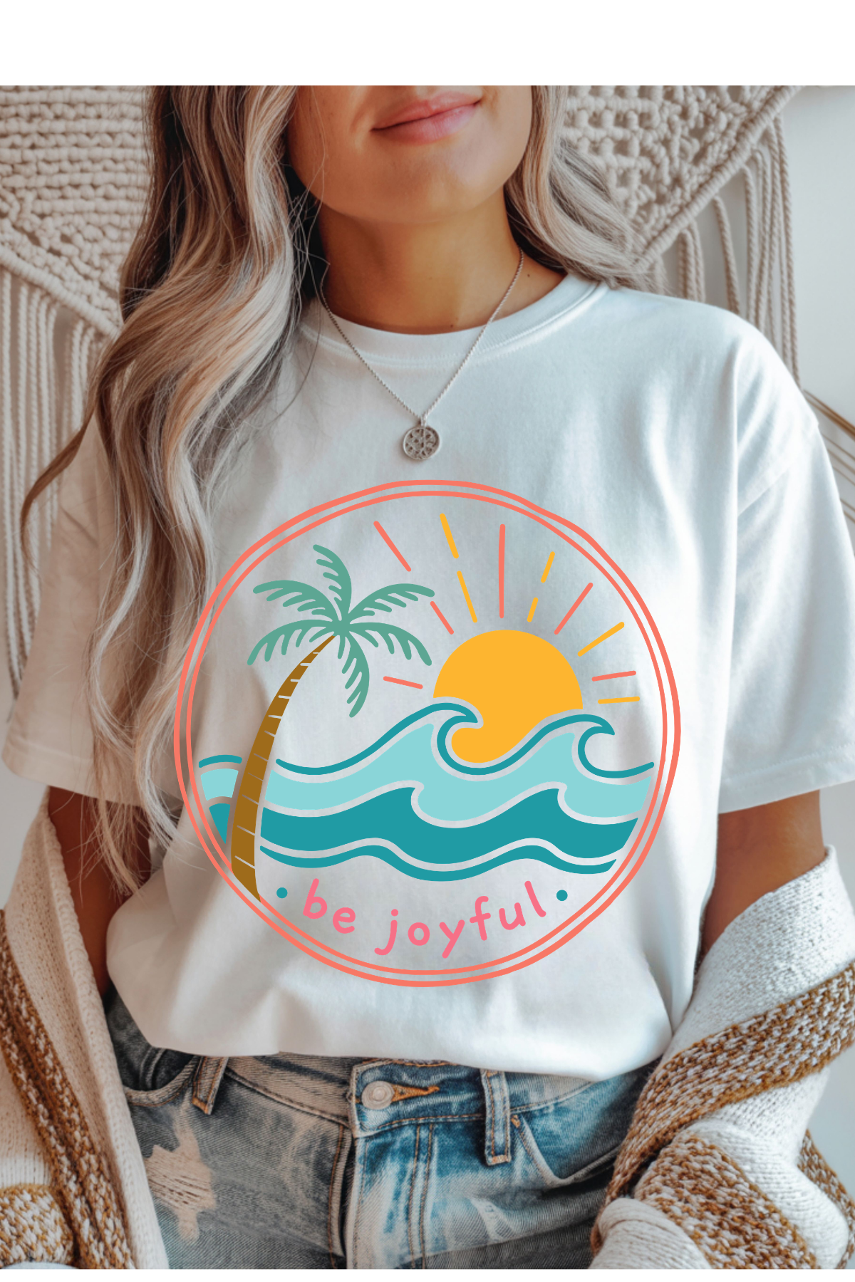 (8-17-26)Be Joyful Graphic Tee