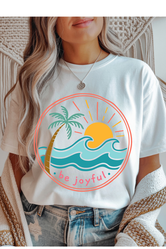 (8-17-26)Be Joyful Graphic Tee