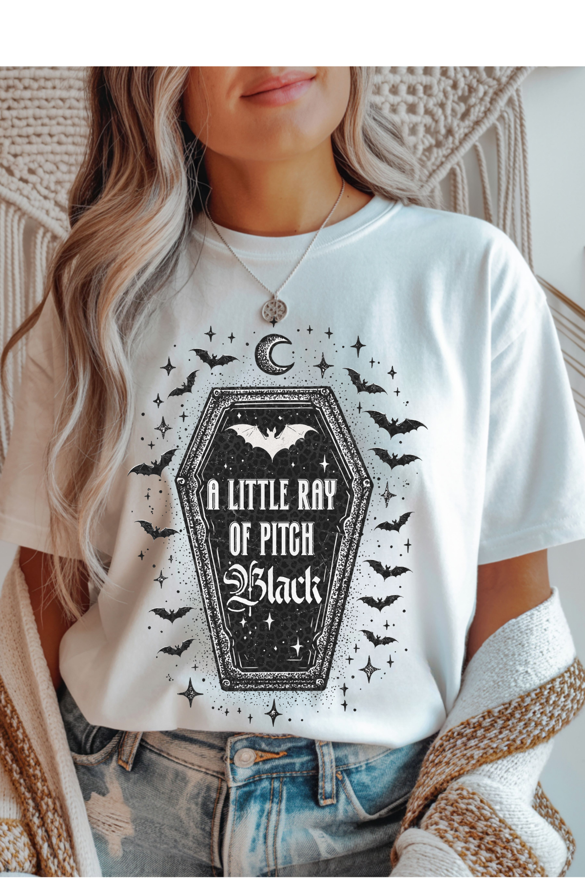 (8-31-26)Ray of Pitch Black Graphic Tee
