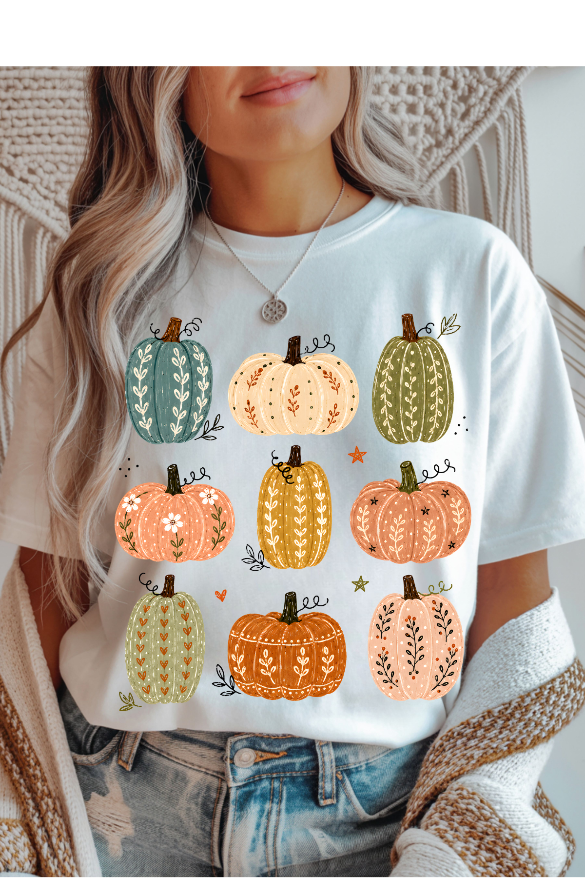 (9-21-26)Cute Pumpkins Graphic Tee