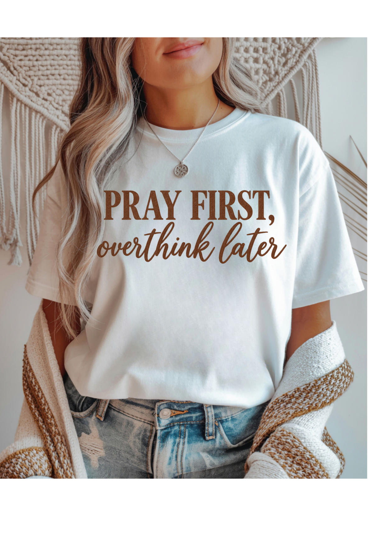 (10-19-26)Pray First Graphic Tee