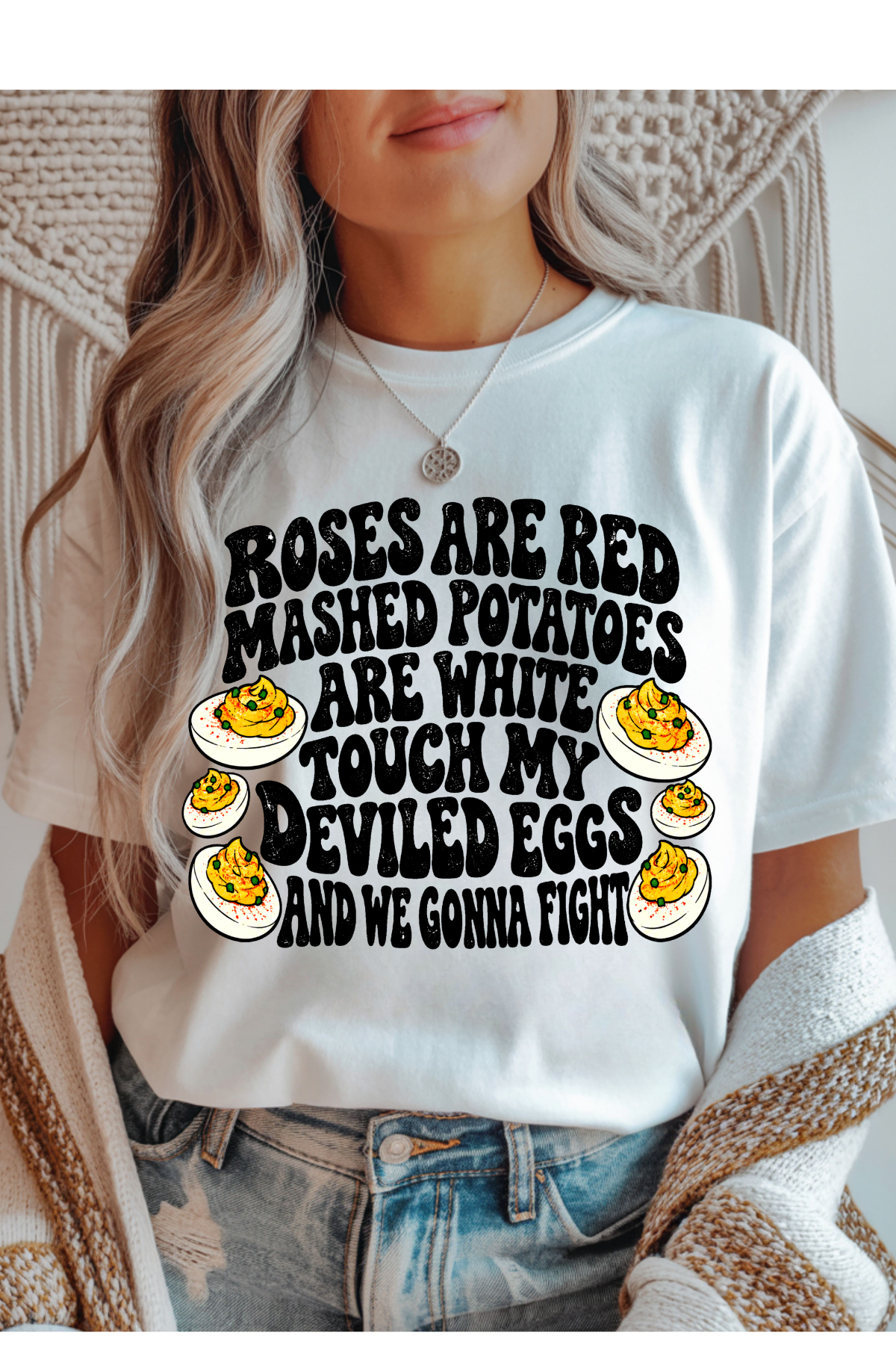 (11-2-26)Gonna Fight, Eggs Graphic Tee