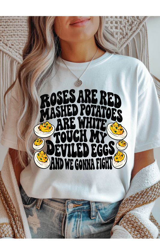 (11-2-26)Gonna Fight, Eggs Graphic Tee